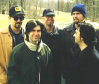 Band Outside Bret's Home Studio, 1998